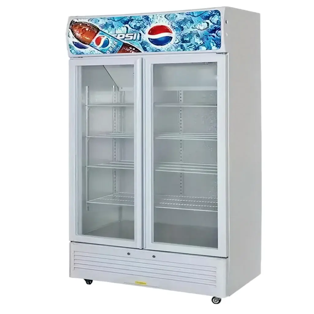 Double Door Display Refrigerator