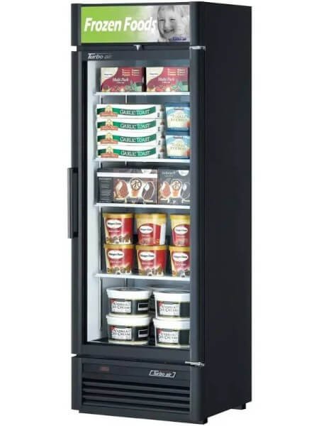 ice cream freezer display