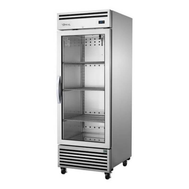 Glass Door Reach In Refrigerator