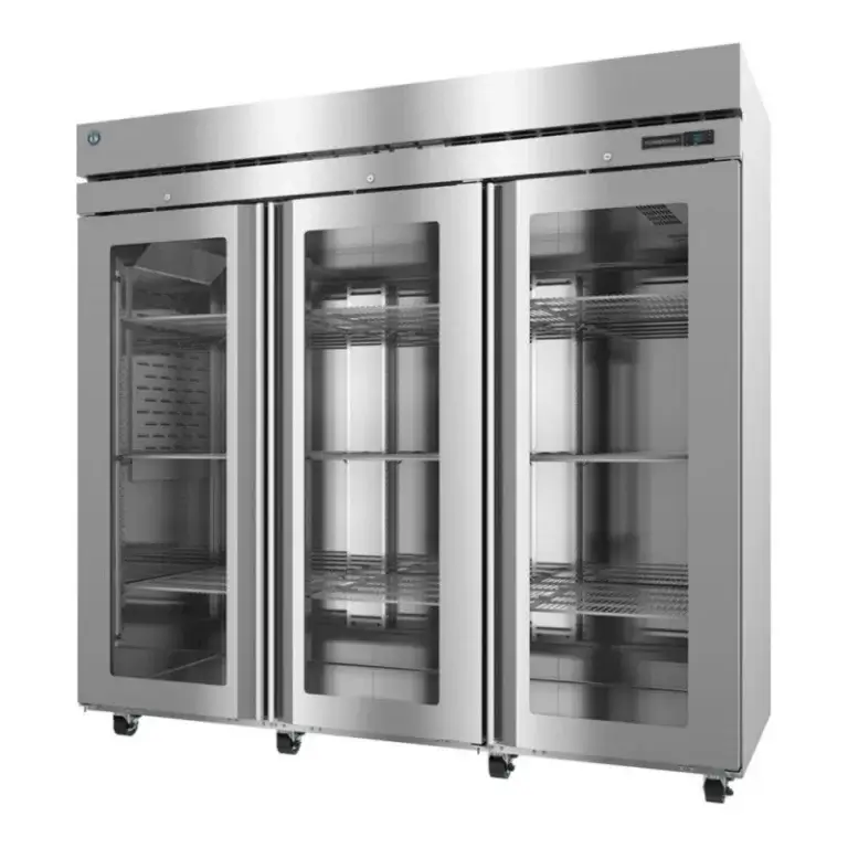 commercial kitchen glass door reach-in refrigerator