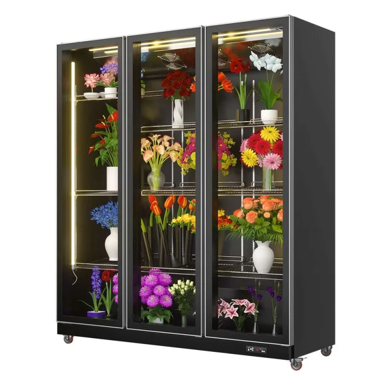 3 Door Floral Cooler
