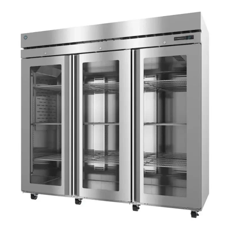 commercial kitchen glass door reach-in refrigerator