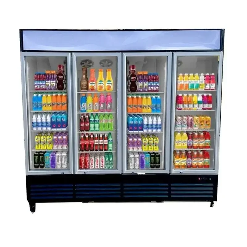 Double Door Display Refrigerator