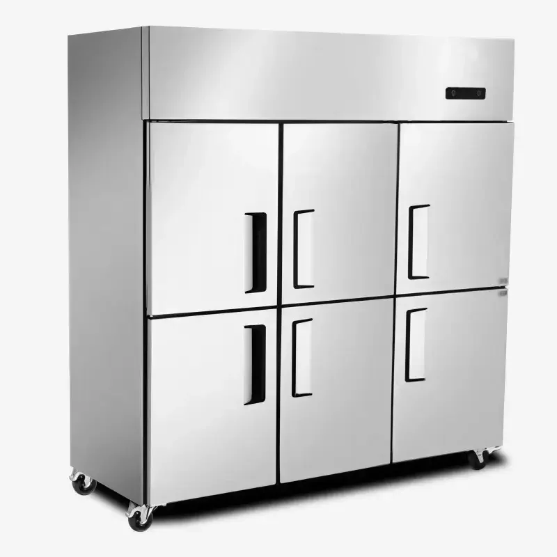 6 door upright freezer